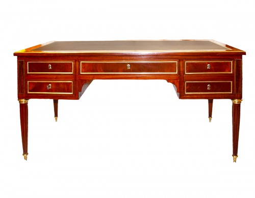 Louis XVI Period Flat Desk, Stamped By Joseph Stockel