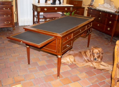 Louis XVI Period Flat Desk, Stamped By Joseph Stockel - Louis XVI