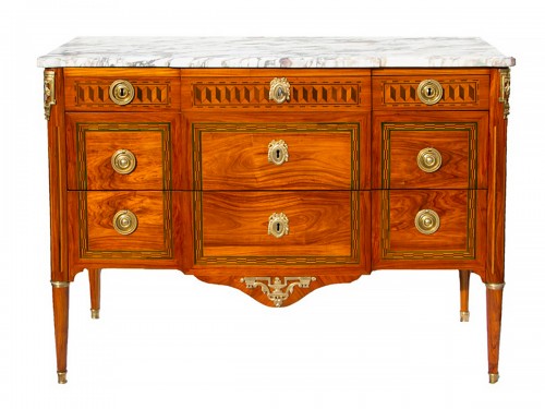 Commode Louis XVI estampillée Lardin