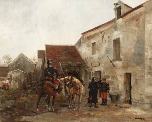 Franck Cinot (1851-1890) - Les cuirassiers