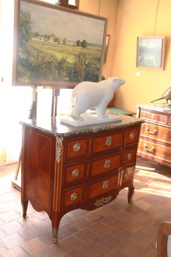Mobilier Commode - Commode à ressaut d'époque Transition