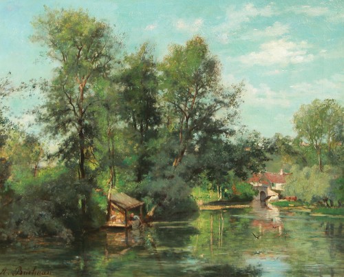 Jacques Alfred BRIELMAN (1836-1892) - Les lavandières
