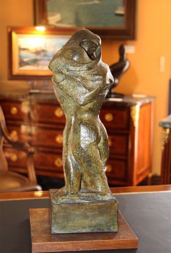 20th century - Georges OUDOT (1928- 2004) - Wrapped couple