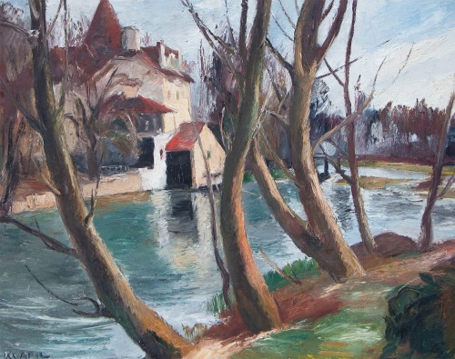 Charles Kvapil (1884-1957) - Crécy-la-Chapelle