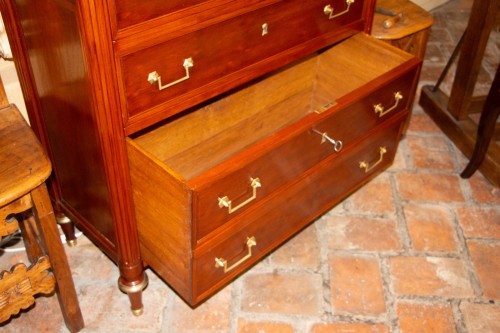 18th century - Chiffonier stamped Joseph Stöckel (received master in 1775)