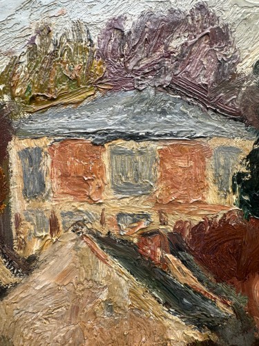 Charles Kvapil (1884-1957) - Villiers-sur-Morin, seen from the rue du Touarte - 