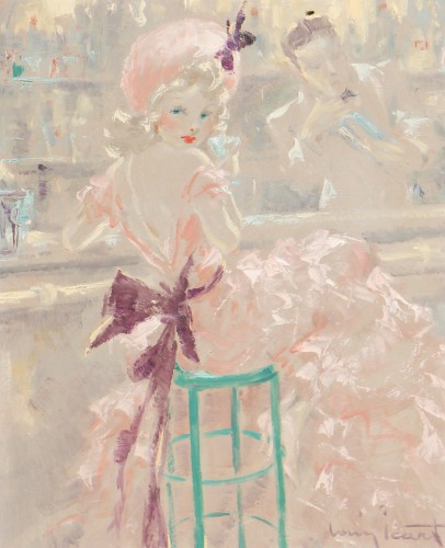 Louis ICART (1888-1950) - Elégante au Bal Tabarin