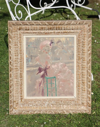 Paintings & Drawings  - Louis ICART (1888-1950) - Elégante au Bal Tabarin