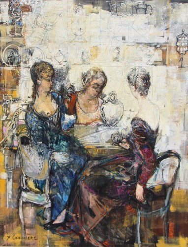 Jean Commère (1920-1986) Les Pariennes chez l’orfèvre, 1958