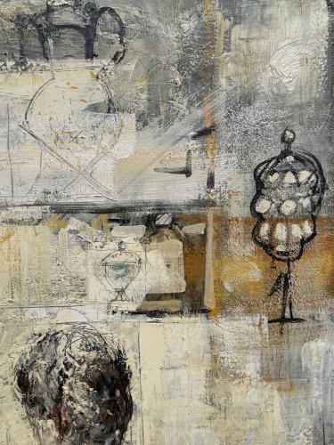XXe siècle - Jean Commère (1920-1986) Les Pariennes chez l’orfèvre, 1958