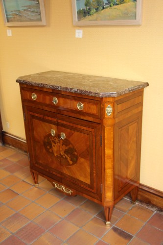 Sideboardin rosewood and violetwood veneers - 