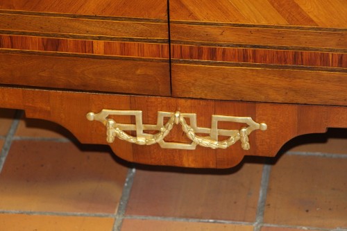 Sideboardin rosewood and violetwood veneers - Louis XVI
