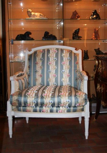 Seating  - Wide Louis XVI Bergere armchair
