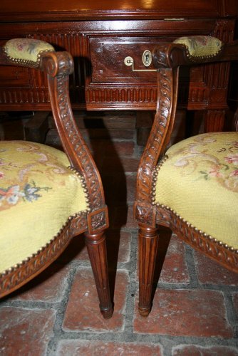 Sièges Fauteuil & Bergère - Paire de fauteuils d’époque Louis XVI