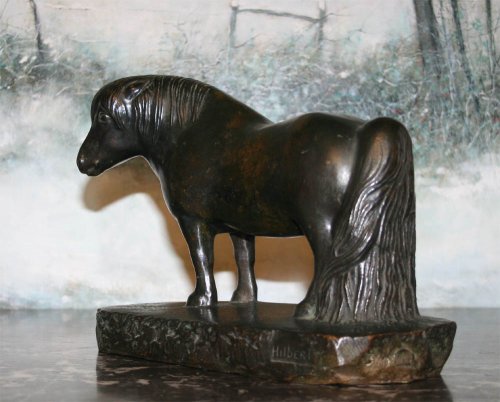 Sculpture Sculpture en Bronze - Poney - Georges Hilbert (1900-1982)