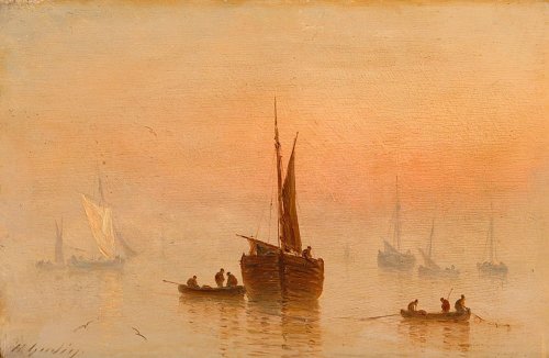 Paintings & Drawings  - Henriette Herminie GUDIN (1825-1876) - Pair of marine painting