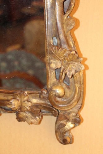 Mirrors, Trumeau  - A Louis XV giltwood mirror