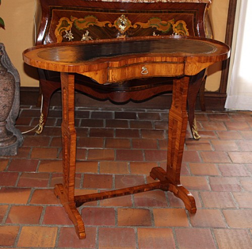 Furniture  - French Louis XVI Table &quot;Rognon&quot; Stamped JG SCHLICHTIG