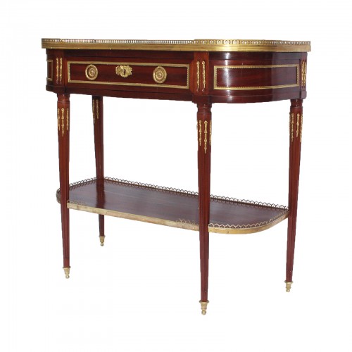 Console d’époque Louis XVI estampillée J. CAUMONT - Galerie de Crécy