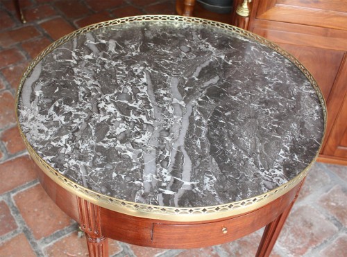 Mobilier Table & Guéridon - Table Bouillotte d’époque Louis XVI, Estampillée CASPARD SCHNEIDER