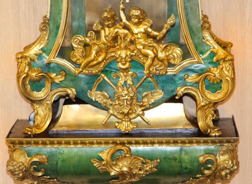 Cartel d’époque Louis XV - Horlogerie Style Louis XV
