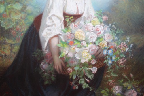 Flora - Hugues MERLE (1823-1881) - Paintings & Drawings Style 