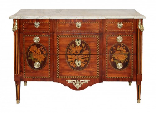 Commode d’époque Louis XVI estampillée Jacques Bircklé