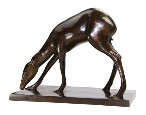 Armand PETERSEN (1891-1969) - Antilope Broutant