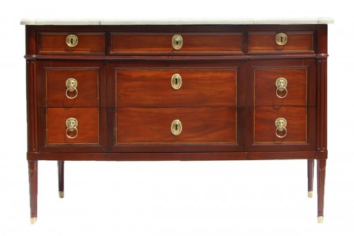 Louis XVI period chest Stamped E.AVRIL 