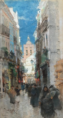 Frank Hind (actif de 1884 – 1904) - Rue de Séville