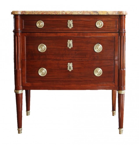 Louis XVI Period Commode, Stamped Rvlc