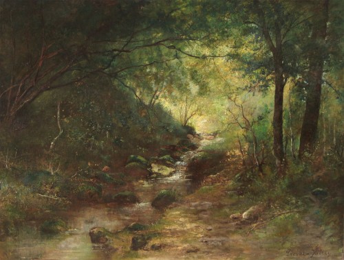 Auguste Prévot-Valeri (1857-1930) - Le fond du rû in Villiers-sur-Morin