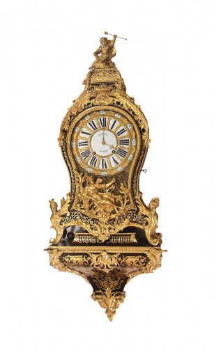 Louis XV period cartel Signed Autray in Paris