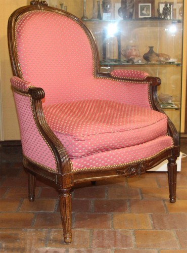 Pair of large bergères  - Seating Style Louis XVI