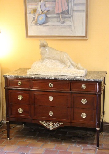 Louis XVI Commode, Stamped E.avril - Furniture Style Louis XVI