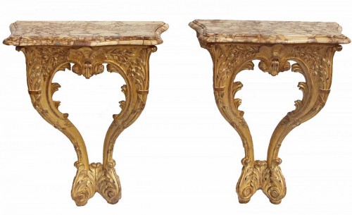 Pair Of Louis XV Period Consoles