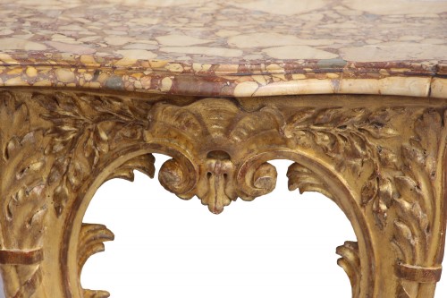 Paire de consoles d'époque Louis XV - Mobilier Style Louis XV