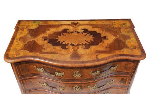 Louis XIV period &quot;Dauphinoise&quot; chest of drawers,  - 