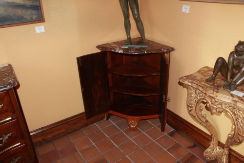 Pair Of Louis XVI Corner Cabinets - 