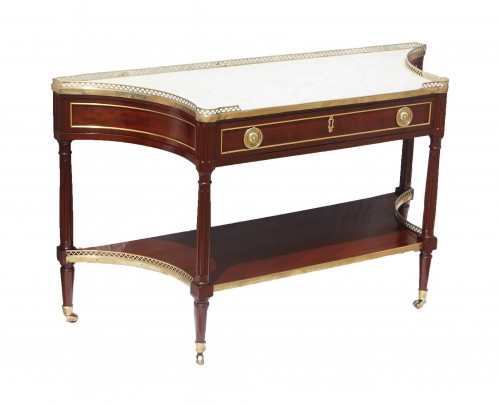 Grande console d’époque Louis XVI, estampillée LEGRY - Mobilier Style Louis XVI