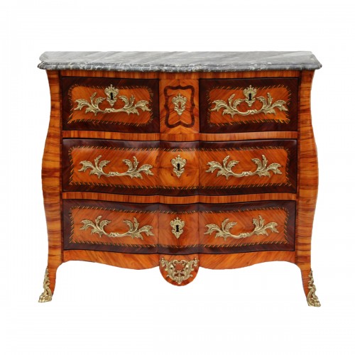 Commode à double mouvement d’époque XVIIIe