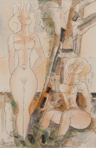 Marcel GROMAIRE (1892 - 1971) - Nude under a tree