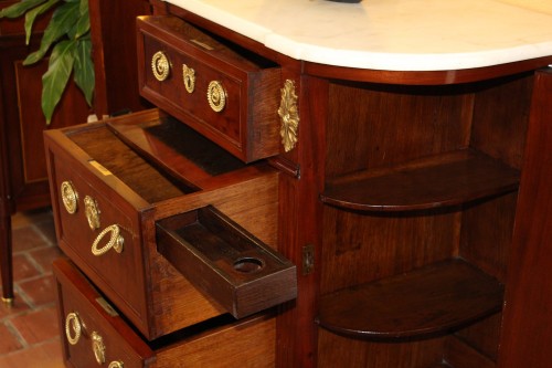 Louis XV Ichest of drawers in mahogany - Furniture Style Louis XVI