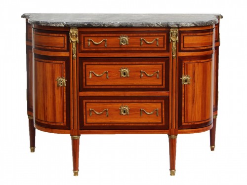 Commode With Curved Sides From The Louis XVI Period
