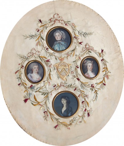 Four 18th Century Miniatures - Objects of Vertu Style Louis XVI
