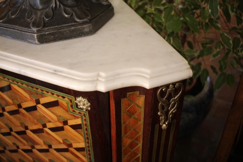Furniture  - A Louis XVI Corner Cabinet