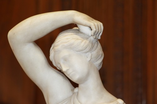19th century - Artémis, Neoclassical Marble From The Late Eighteenth Century Early Ninetee