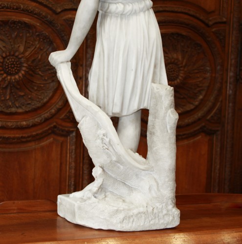  - Artémis, Neoclassical Marble From The Late Eighteenth Century Early Ninetee