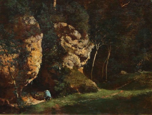 Maurice Buchin (1818-1893) - Landscape of the Jura