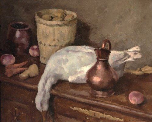 Georges Pacouil (1903-1997) - The White Goose 1944